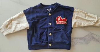 Veste bleue Petit Bateau 6 mois