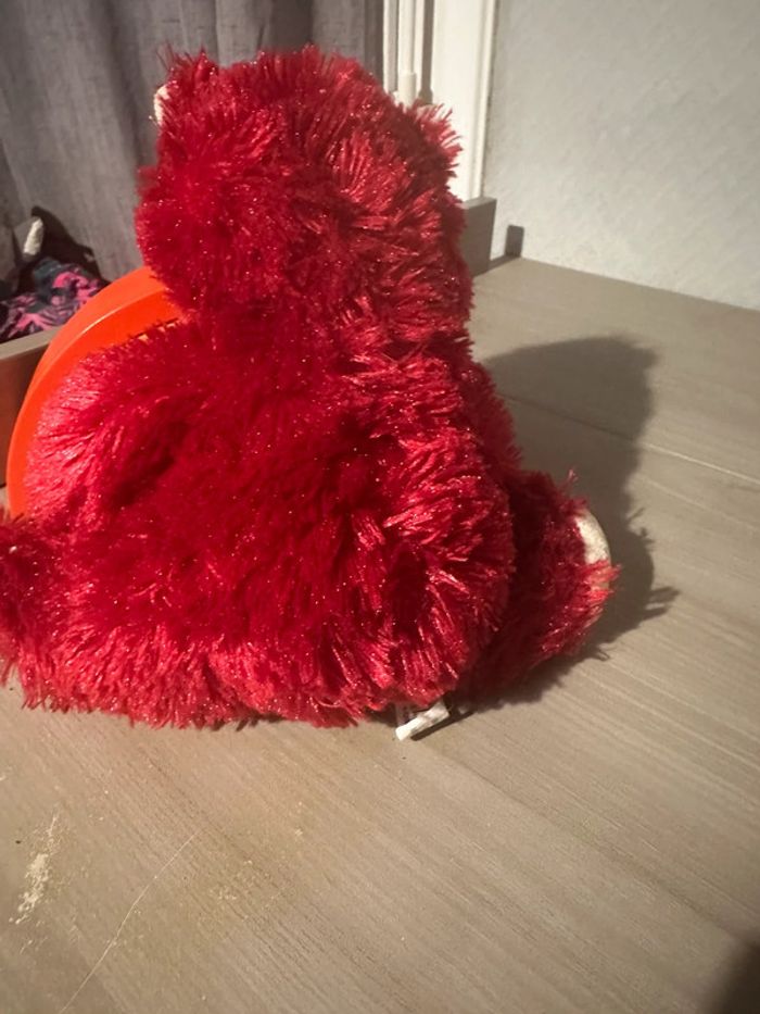 Doudou Ours Beauty success - Rouge - photo numéro 2