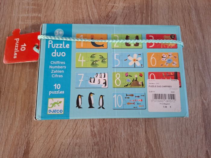 Puzzle duo Djeco chiffres - photo numéro 2