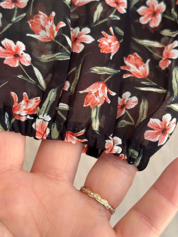 Blouse fleurie - Majolica - S - photo numéro 4