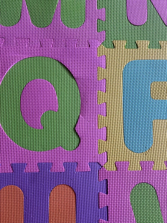 Lot de 26 dalles en mousse couleur claire - photo numéro 3