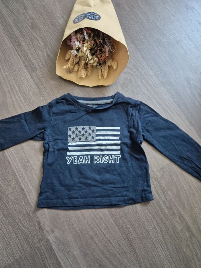 Beau t-shirt manches longues vertbaudet 24 mois