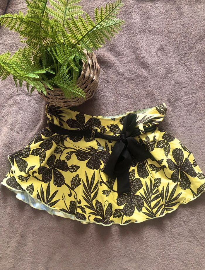 Jupe de plage jaune marron Banana Moon - photo numéro 4