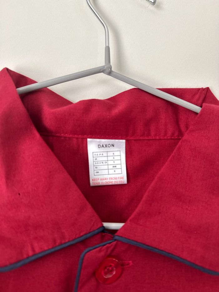 🥼 blouse de travail - bordeaux - Daxon- taille S neuf sans étiquette - photo numéro 3