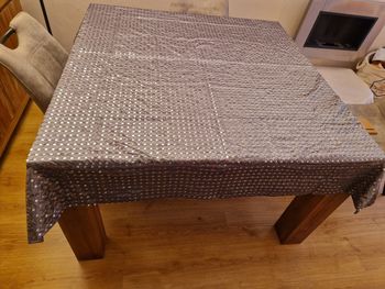 Nappe carrée sequins 170x170 Alinéa NEUVE
