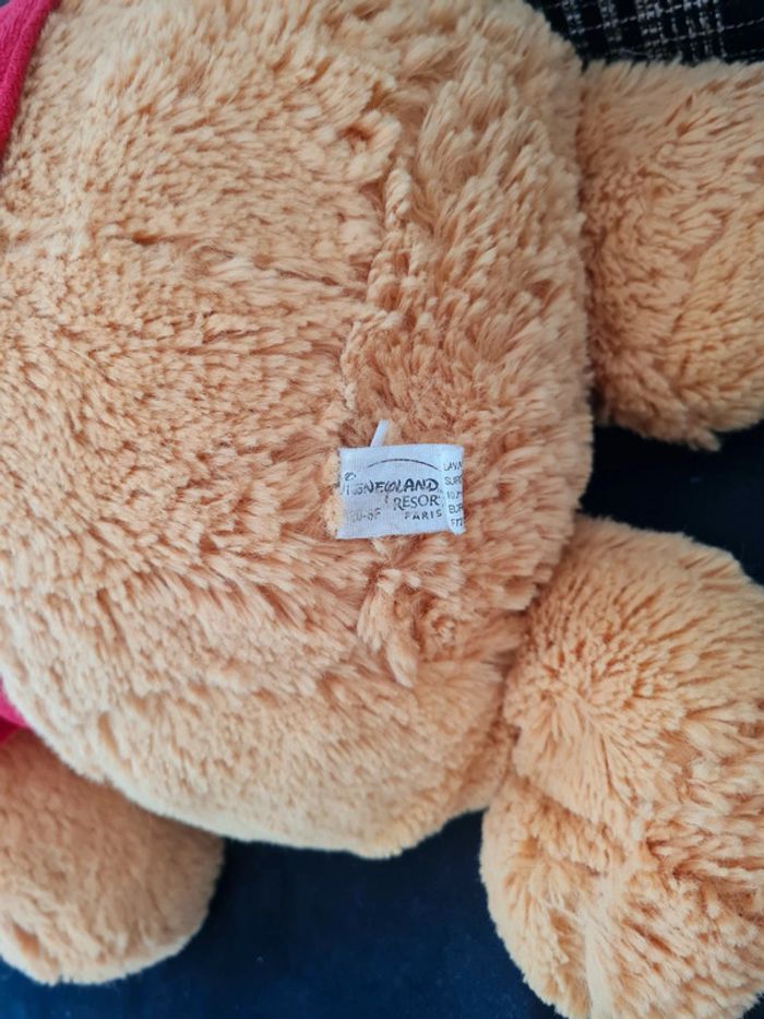 Winnie 60 cm - disneyland paris - poil long comme neuf - photo numéro 6