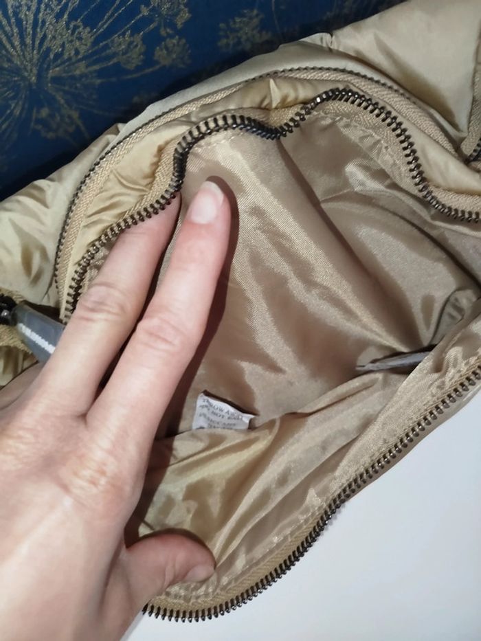 Sac Banane Childhome Banana bag matelassé beige brodé Neuf - photo numéro 12