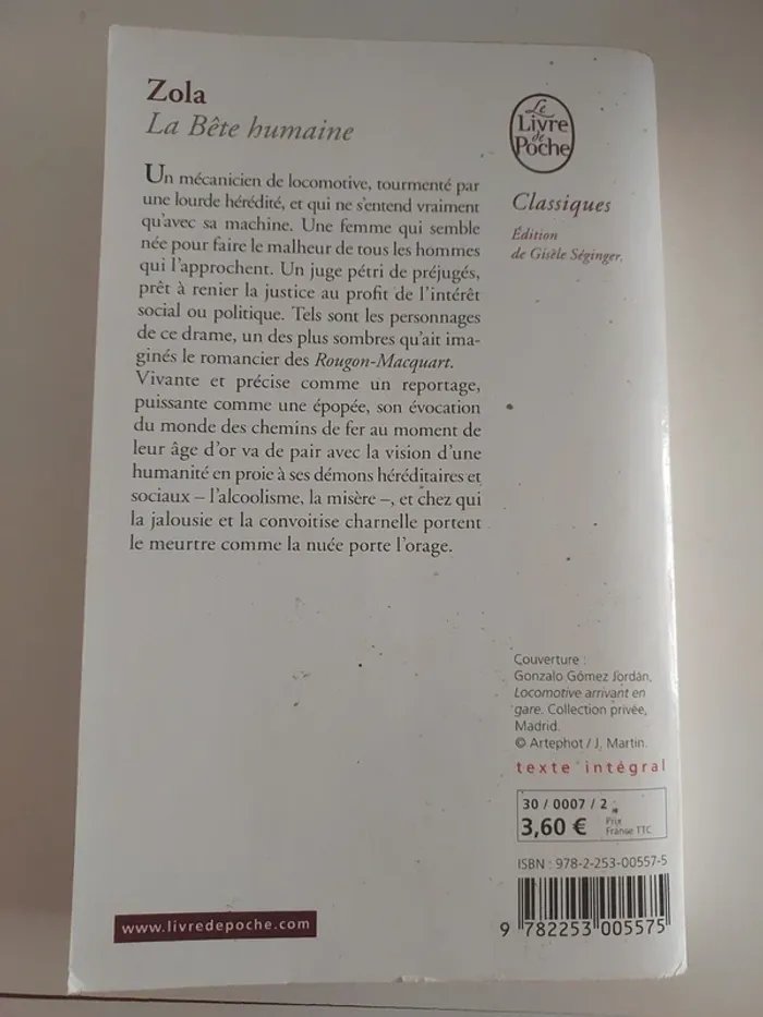 La Bête Humaine ÉMILE Zola - photo numéro 2