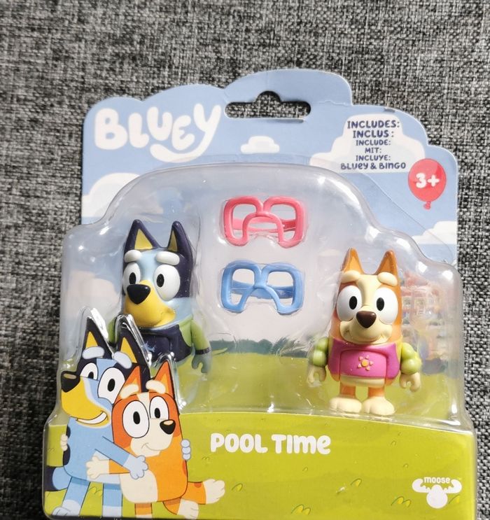 Bluey Figurines Piscine / Pool time neuf jms ouvert - photo numéro 2