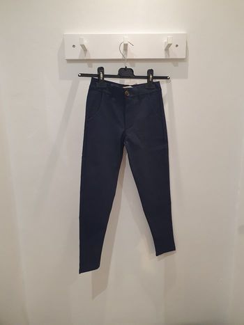 Pantalon Chino matière stretch bleu marine Taille 10 ans