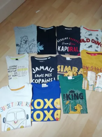 Lot tee shirt manches longues