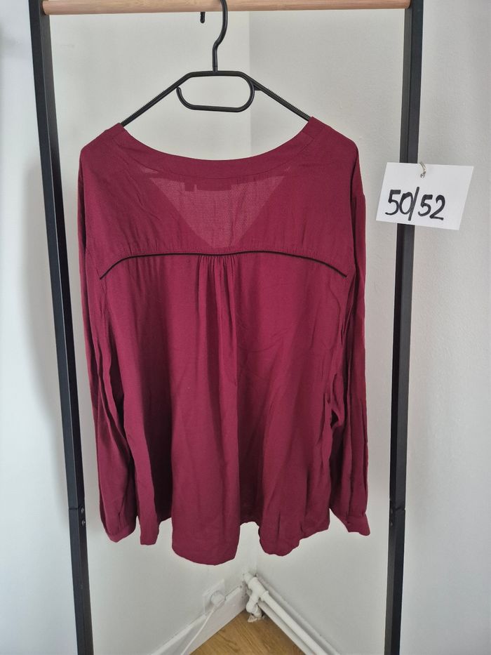 Tunique prune bordeaux 50 52 - photo numéro 5