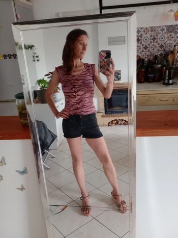 T-shirt femme xs nuances de violet c83