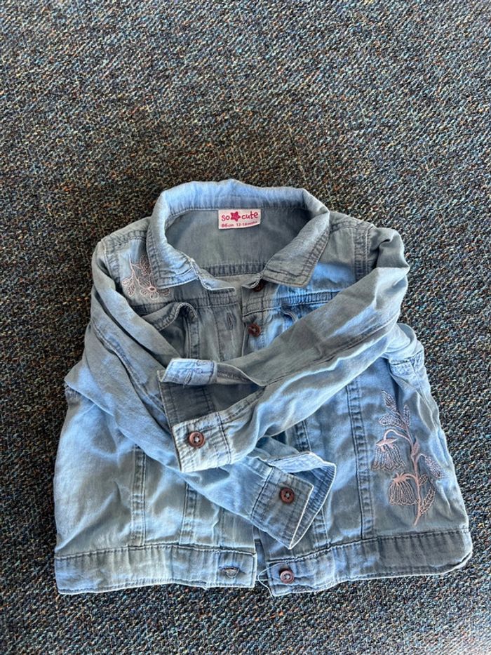 Veste en jeans 18 mois - photo numéro 2