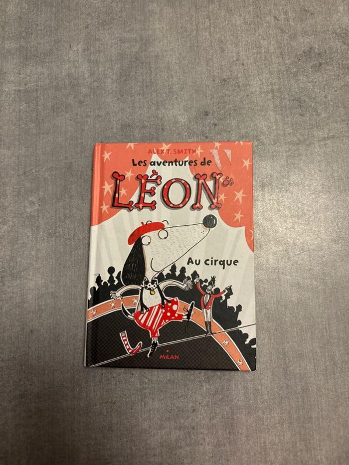 Livre les aventures de Léon au cirque