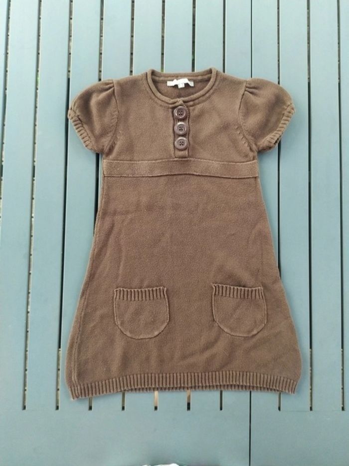 Robe marron Vinyl Fraise 3 ans