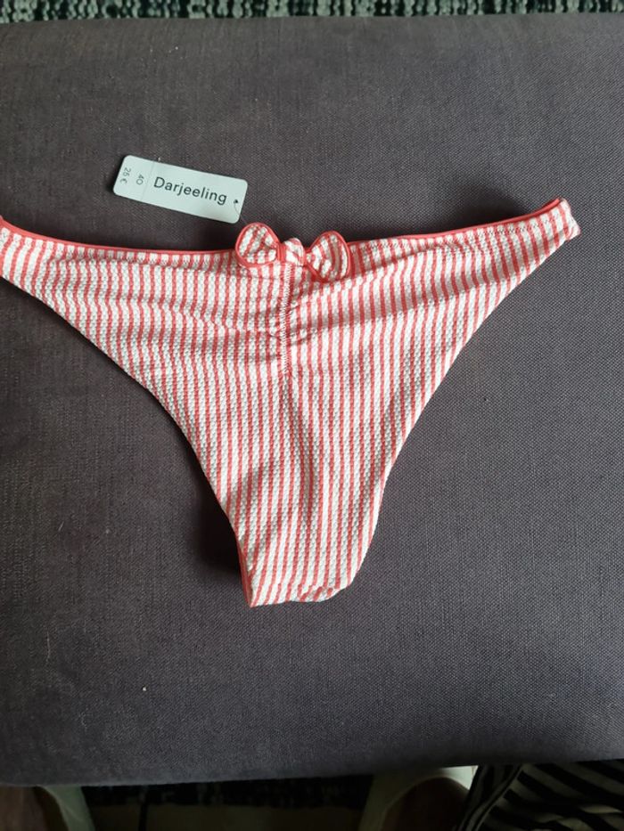 Haut bikini/ slips assortis 85C/40 Darjeeling - photo numéro 4