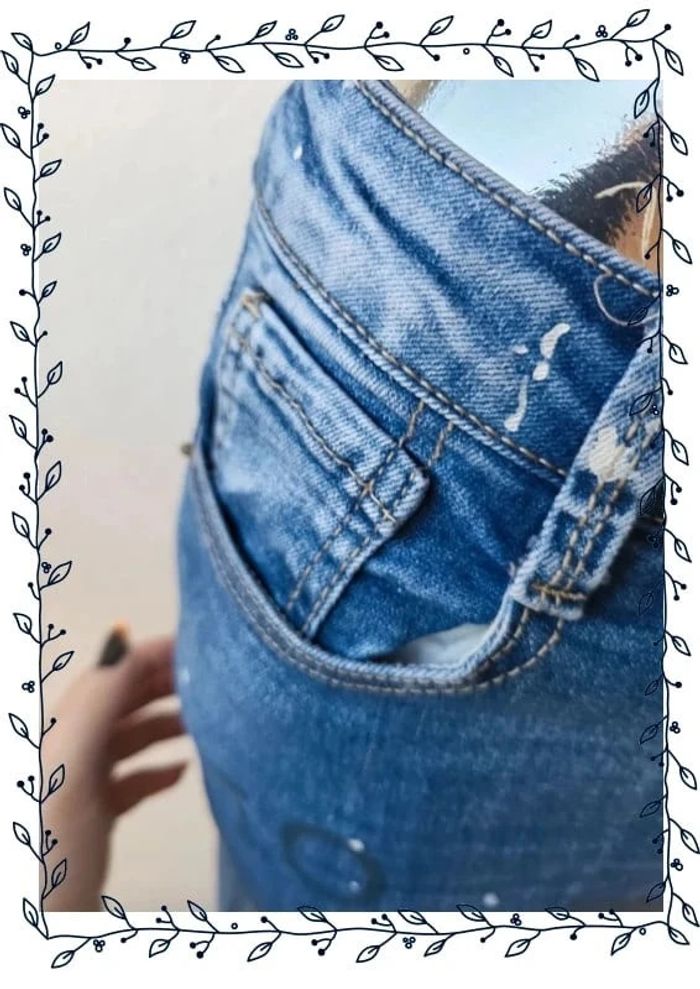 Jean version taché de peinture - photo numéro 7