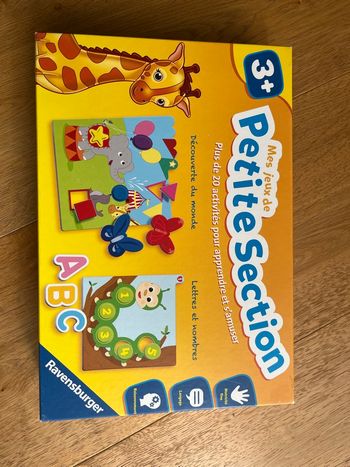 Jeux petite section maternelle 