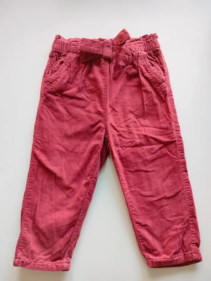 (a) Pantalon velours brique Orchestra