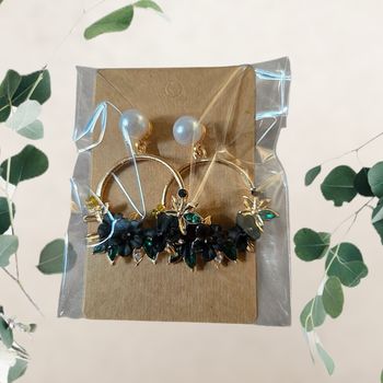 Boucles d'oreilles en alliage de zinc