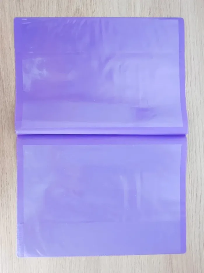 Lot 4 protège-cahier jaune violet noir vert / Elba - A4 - photo numéro 7