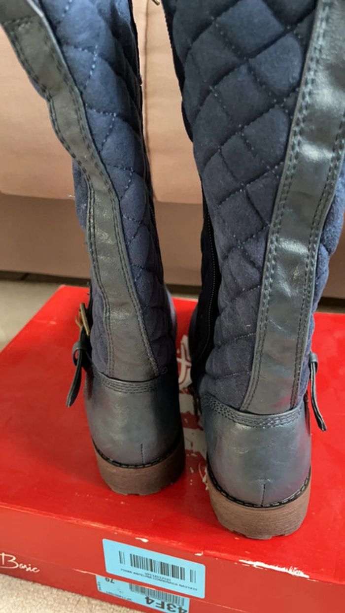 Bottes xti neuves 39 bleues - photo numéro 5