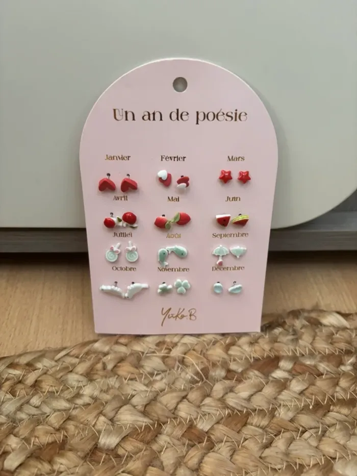 Boucles oreilles enfants Yako.B