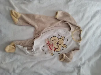 Pyjama velours winnie l'ourson