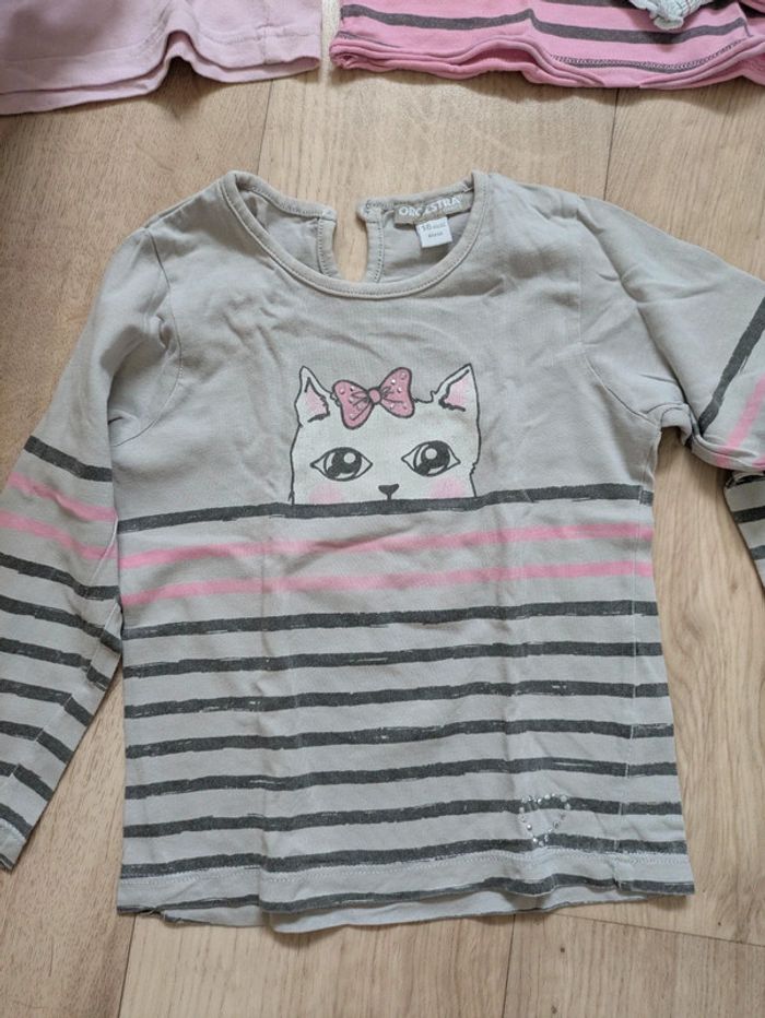 Lot 7 tee-shirt manches longues 18 Mois - photo numéro 5