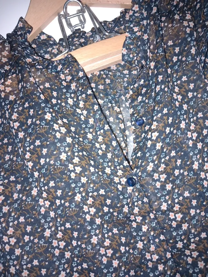 Chemise transparente marron 12 ans - photo numéro 2
