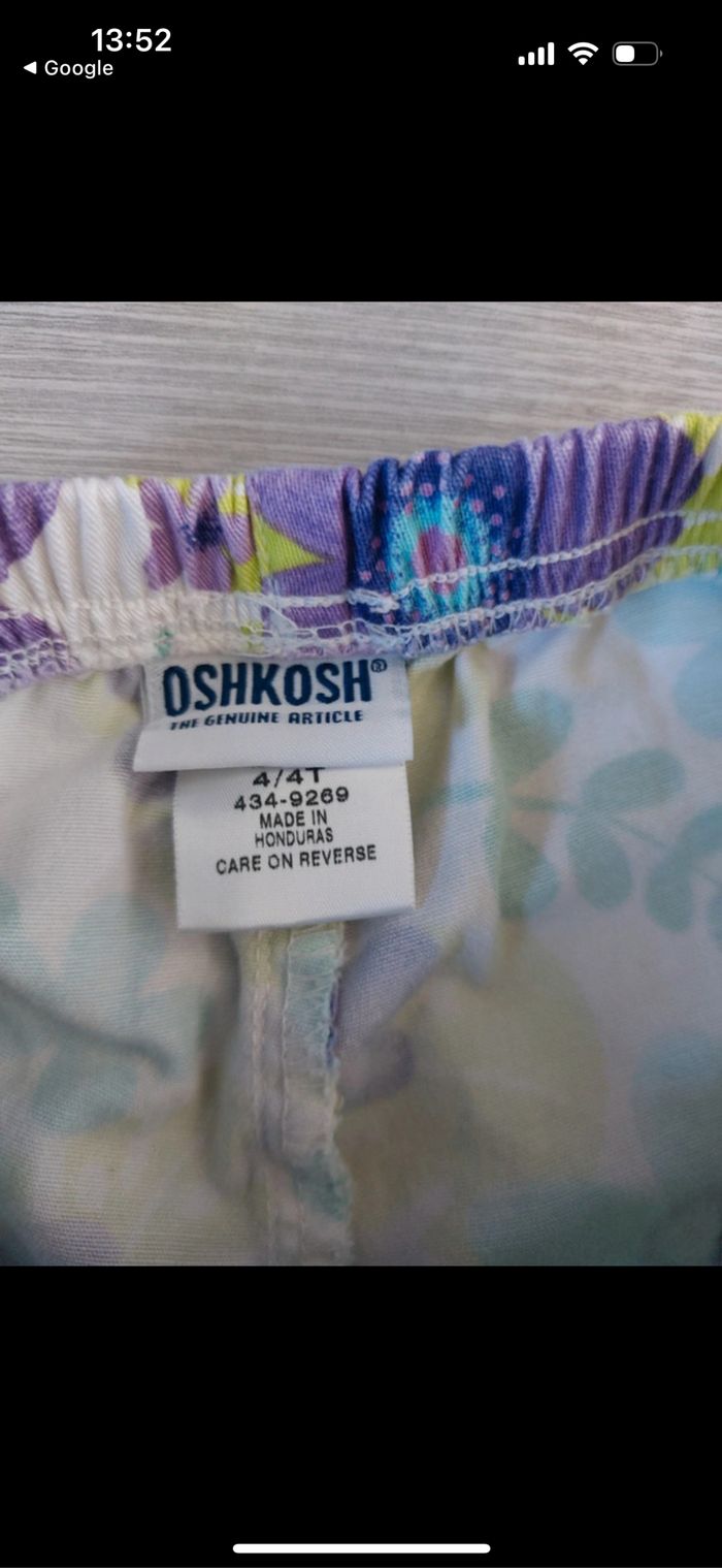 Pantacourt Oshkosh taille 4 ans - photo numéro 3