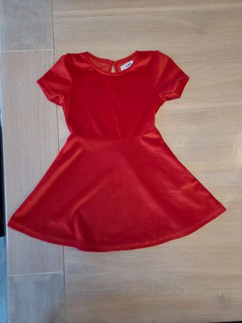 Robe velours 4 ans