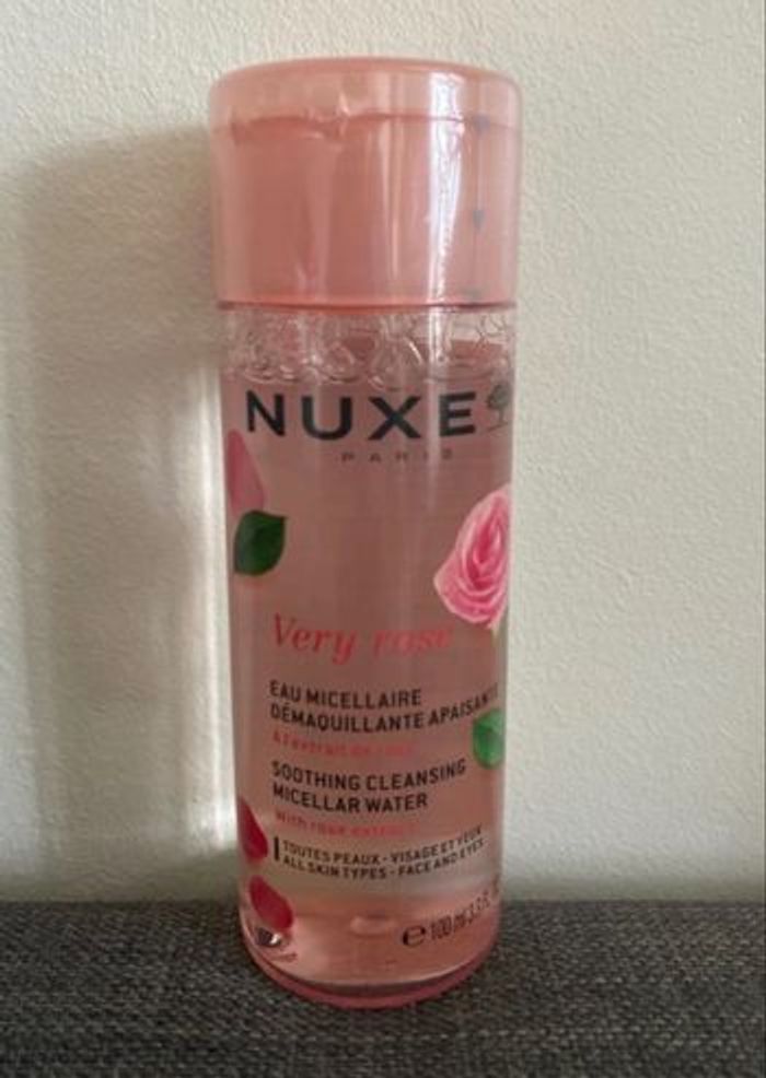 Nuxe very rose eau micellaire démaquillante apaisante 100ml