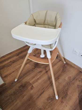 Chaise haute évolutive en bois 4 en 1 - Vaniya 2.0