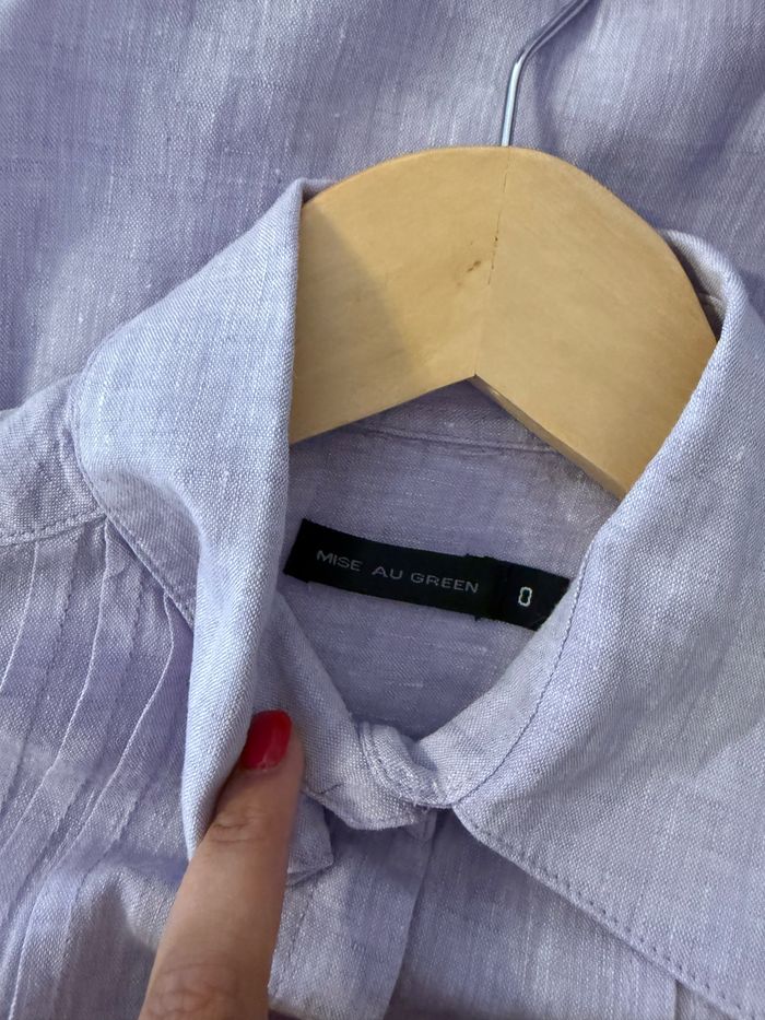 Chemise femme mise au Green en lin 36 - photo numéro 6