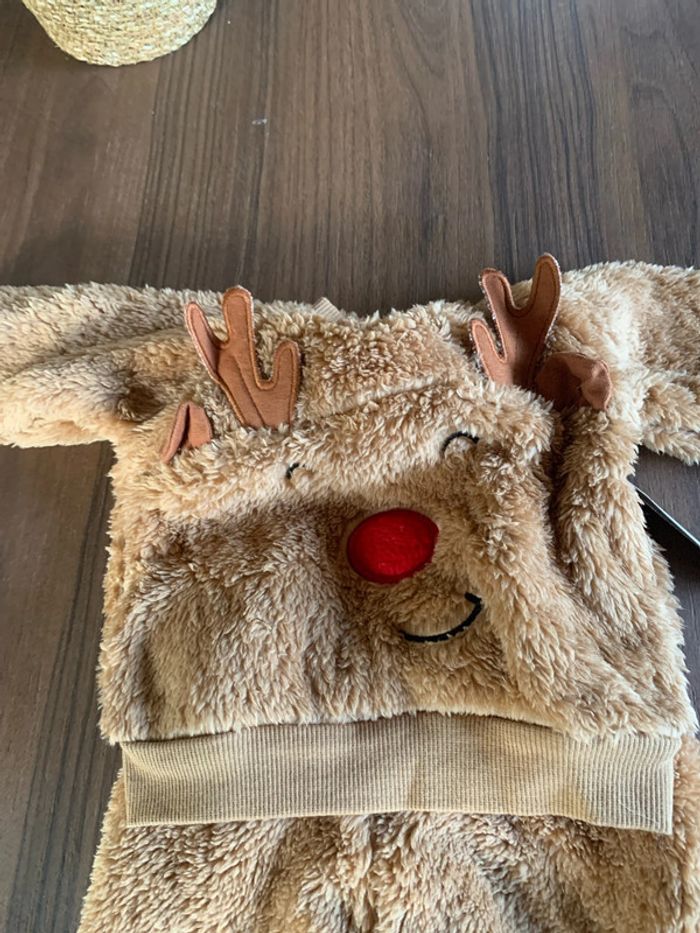 Ensemble reine doux peluche marron 3 6 mois - photo numéro 3