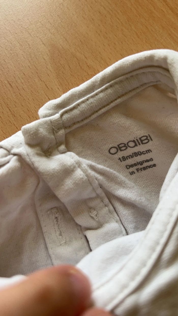 T-shirt manche longue col Claudine - photo numéro 2