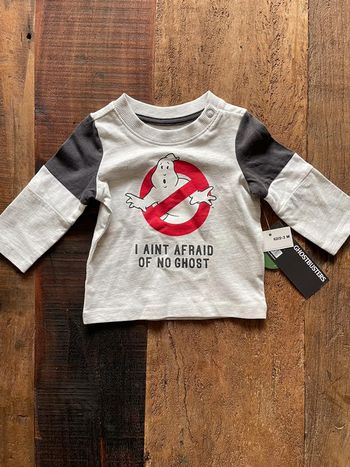 T-shirt ML C&A Ghostbusters 3 mois garçon neuf