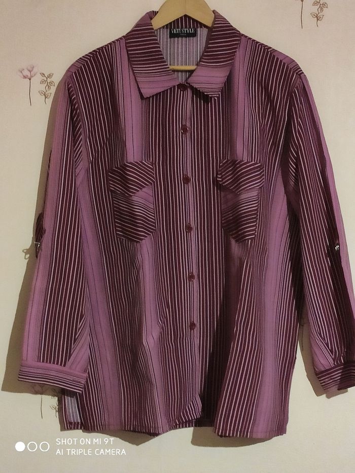 Chemise manches longues femme taille 54/56 - photo numéro 1