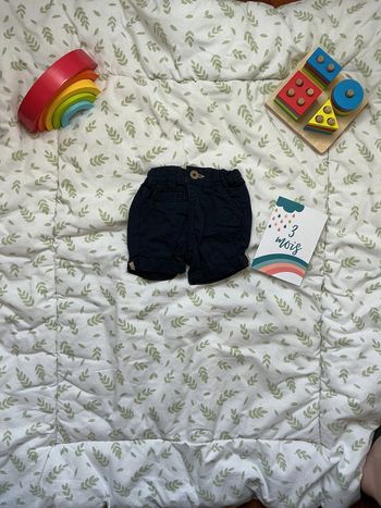 short marine taille réglable 3 mosi kiabi