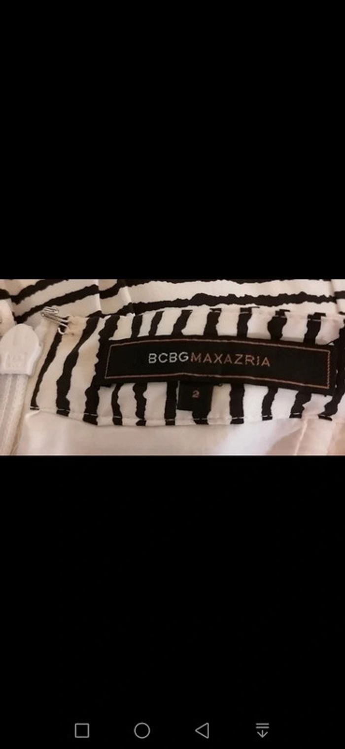 Robe rayures noir blanc Taille XS Bcbg MaxAzria - photo numéro 13