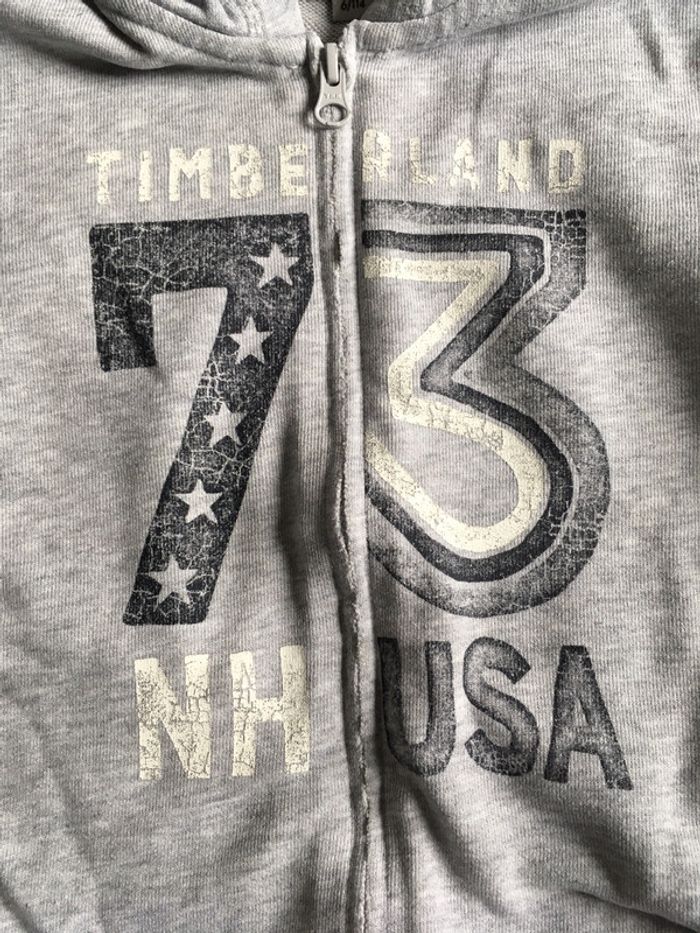 Veste grise Timberland - 6 ans - photo numéro 2