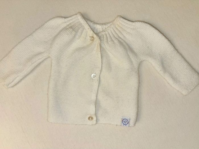 Lot 2 pièces combi et gilet 1 mois fille - photo numéro 4