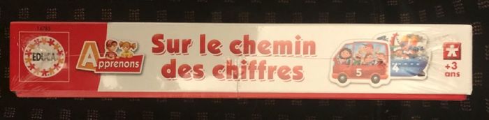 Kit Sur le Chemin des chiffres : Apprenons ·Neuf avec étiquette·Educa - photo numéro 2