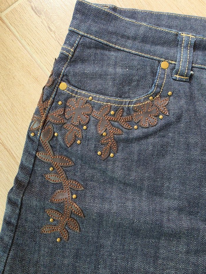 Jupe en jeans promod taille 40 - photo numéro 2