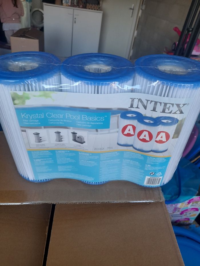 Lot de cartouches de filtration de piscine intex