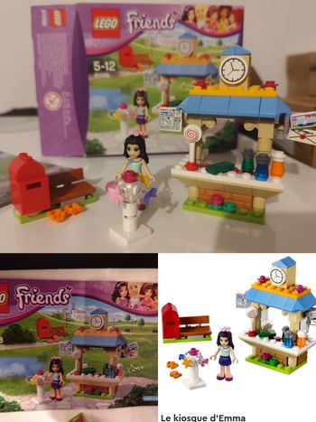 Lego Friends emma modele 41098 Le Kiosque d'Emma emmas kiosk