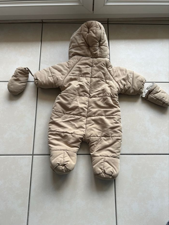 Combipilote beige doudoune 6 mois - photo numéro 4