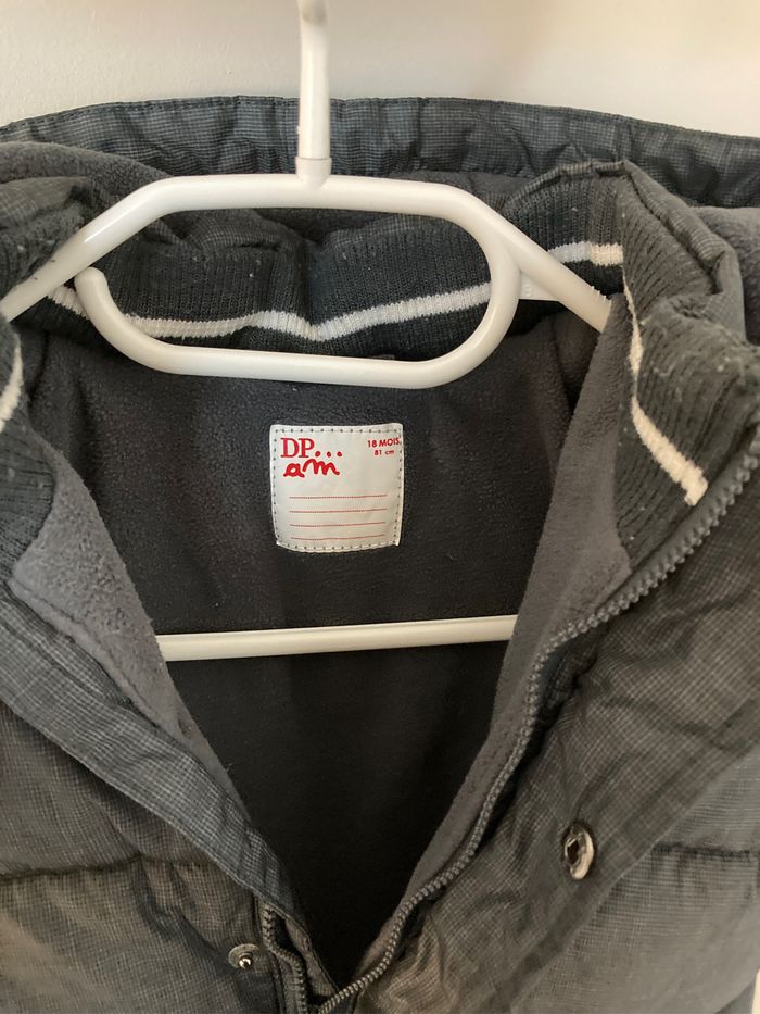 Manteau doudoune garçon taille 18 mois marque DPAM - photo numéro 5